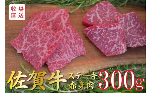 佐賀牛のステーキ用赤身肉2種食べ比べセット/150g×2袋(計300g) TOMMY BEEF