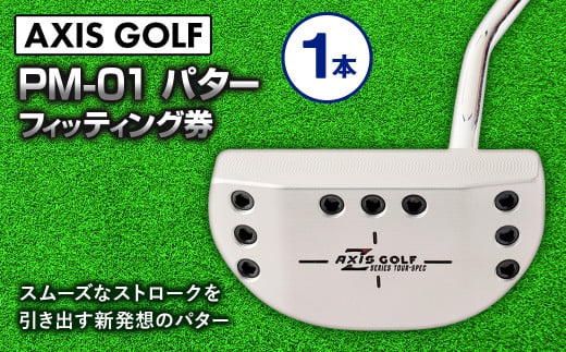 1165ゴルフ パター【アクシスゴルフ】axisgolf PM-01 マレット パター /スペック要相談【フィッティング券】 センターネック 916460 - 茨城県守谷市