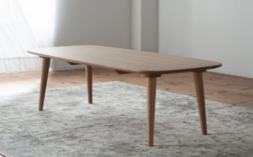 アルダー材のローテーブル (2サイズ 90cm・120cm) 高さも選べます。 