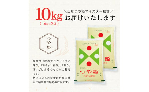 SA1809　令和5年産【精米】つや姫マイスターが作った特別栽培米『つや姫』10kg(5kg×2袋) MA