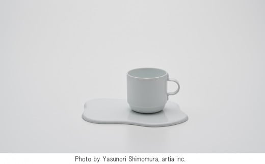 [有田焼]2016/ TAF Mug & Tray(White)2客セット