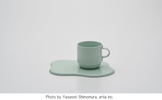 [有田焼]2016/ TAF Mug & Tray(Pistachio)2客セット