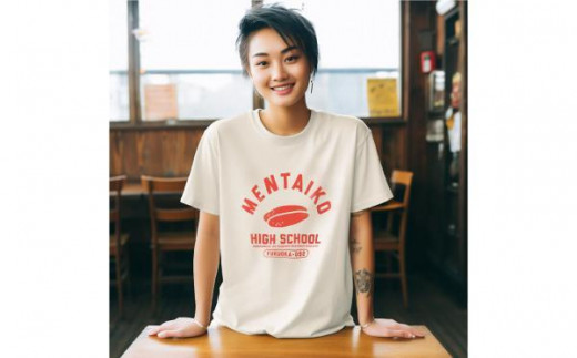 MENTAIKO HIGH SCHOOL Tシャツ（めんたいこハイスクール）Mサイズ 1010912 - 福岡県福岡市