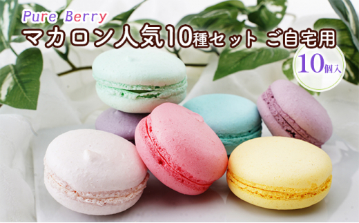 Pure Berry マカロン 人気 10種 セット ご自宅用  1013305 - 神奈川県綾瀬市