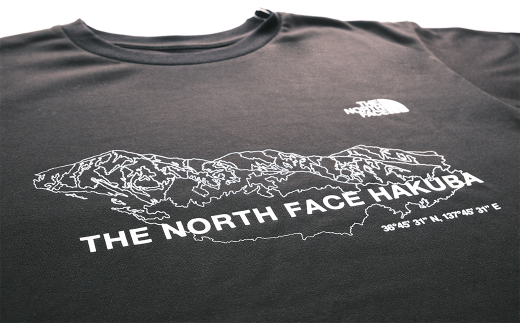 THE NORTH FACE「HAKUBA ORIGINAL Tシャツ」 白馬三山　ウィメンズ　サイズ：M　カラー：ブラック【C0020-04】