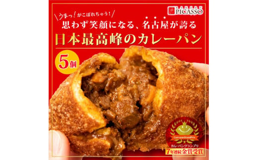 牛肉ゴロゴロカレーパン【5個入り】 1015210 - 愛知県名古屋市