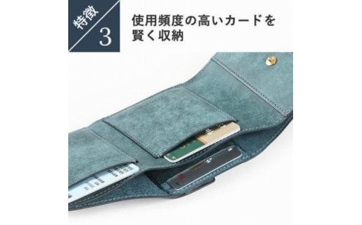 lemma レンマ Recta レクタ 三つ折り財布（ペトローリオ）