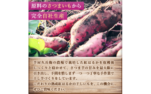 茨城県産 干し芋 1kg (バラ詰め) 芋屋久兵衛 さつまいも 紅はるか 芋