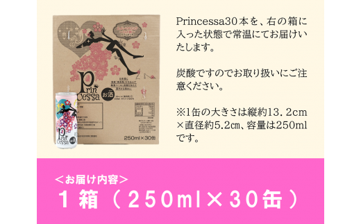 【ふるさと納税】【リキュール】【スパークリング梅酒】Princessa