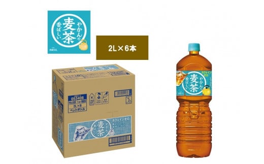 やかんの麦茶 from 爽健美茶 PET 2L 1ケース(6本入り)