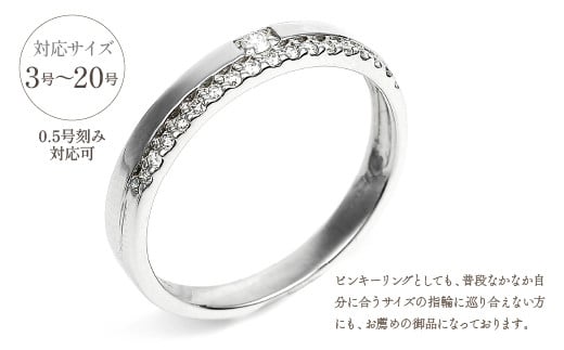 11号位1,00ct,ptダイヤリング★豪華たっぷりダイヤリング