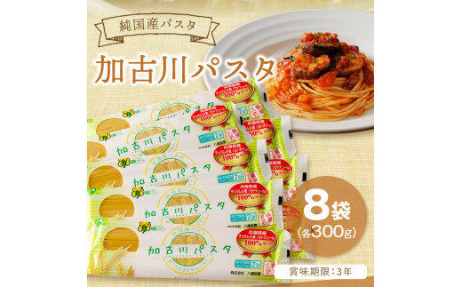 加古川パスタ300g×8袋セット《 パスタ 国産小麦 国産 小麦 デュラム