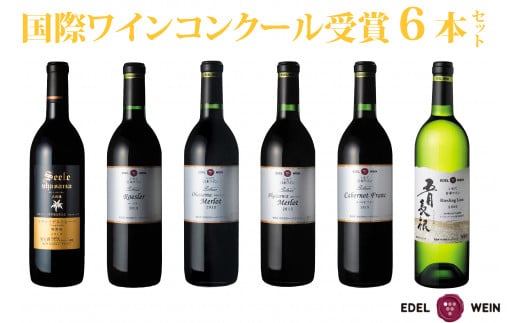 国際ワインコンクール受賞6本セット  エーデルワイン  【627】