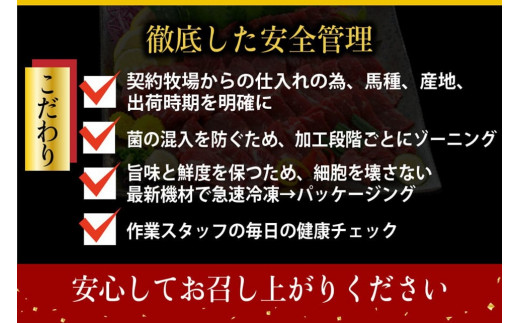 熊本県南小国町のふるさと納税 〈令和7年3月出荷〉肥後の桜馬刺し 上赤身 300g