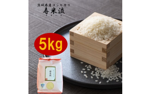 令和7年産　茨城県産コシヒカリ「寿米流(すまいる)」5kg【1130992】