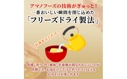 味噌汁 スープ フリーズドライ アマノフーズ 金のだし おみそ汁バラエティ10食 インスタント レトルト