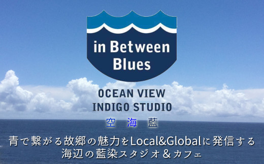 海陽町の海と空と藍の青が作った藍染ハンチング 帽子 ハンチング メンズ レディース ユニセックス 藍染 藍 藍染め