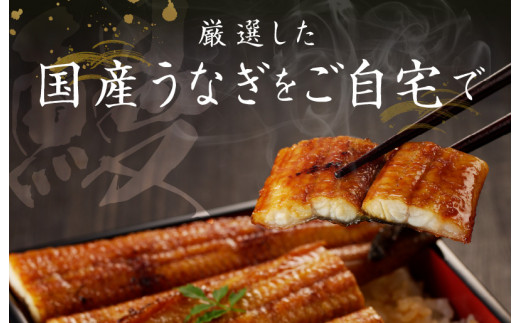 国産うなぎ 約125g×2尾 秘伝のたれ 蒲焼 鰻 ウナギ 有頭 炭火焼き 備長炭 手焼き