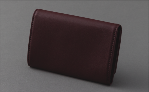 りんごレザー RingoLeather® CARD CASE 3pocket 【 赤 】 株式会社SORENA カードケース 信州 50000円  長野県 飯綱町