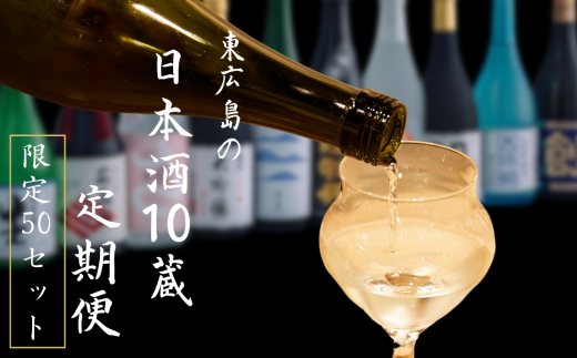 【定期便】東広島の日本酒10蔵定期便【飲み比べセット】
