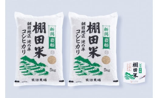 定期便：4ヶ月連続でお届け】【令和5年産米】新潟県岩船産 棚田米