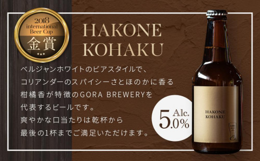 GORA BREWERY〈International Beer Cup 金賞＆銀賞受賞〉人気ビール3種