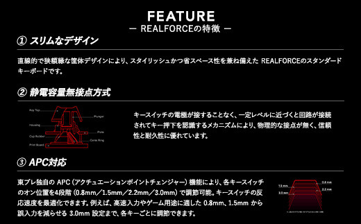 東プレ REALFORCE R3S 有線 静電容量無接点方式キーボード（型式