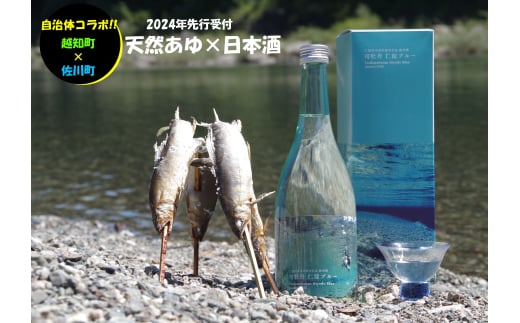 （2024年先行受付）自治体コラボ　鮎×日本酒 1063373 - 高知県越知町