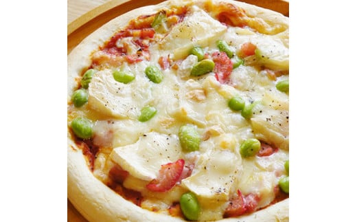 物産展でも大人気の北海道ならではの食材を使用したピザです！