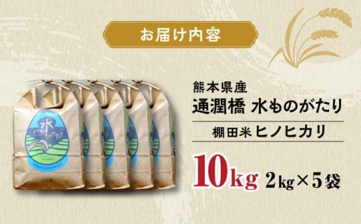 令和5年産 新米 通潤橋 水ものがたり 棚田米 10kg (2kg×5袋) お米