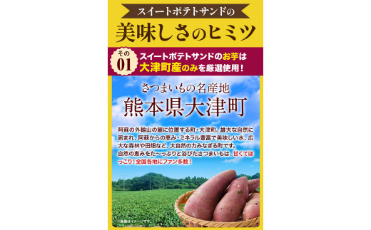 スイートポテトサンド 4個 《12月下旬-1月末頃出荷》 熊本県 菊池郡