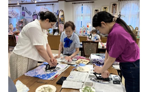 染めの王国新宿 神楽坂で新時代の染色「山の幸染め」体験チケット