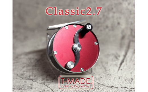 【レッド】T-MADE　Classic2.7リール　釣り リール フィッシング 渓流釣り 1079203 - 埼玉県草加市