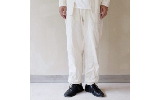 【Ｍサイズ】白－doors yamazoe　パンツ