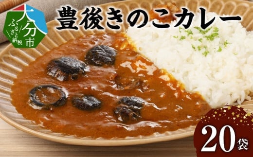 【お歳暮】（C）豊後きのこカレー〈12月13日～20日内に発送〉 大分産 干し椎茸 カレー ギフト お土産 どんこ レトルト セット 丸ごと 保存食 F07026-O 389639 - 大分県大分市