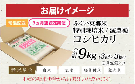 ブランド店 ふるさと納税 福井県 福井市 【定期便3ヶ月連続】令和5年産