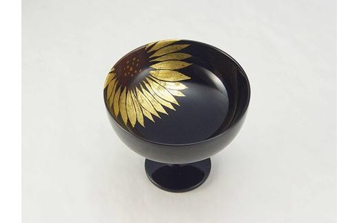 【象彦】十二ヶ月冷酒杯（向日葵・8月）