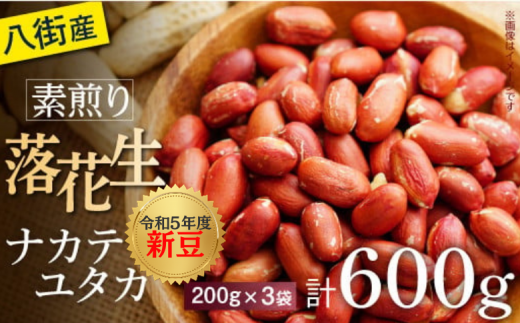 計 600g ／ 【 令和5年度産 新豆 】 千葉県八街市産 素煎り