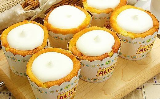幸せアリスの焼きカップチーズケーキ【6ヶ入×1箱】 850596 - 福島県いわき市