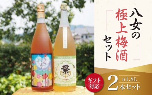 【ギフト用】八女の極上梅酒セット（ギフト対応） 507794 - 福岡県八女市