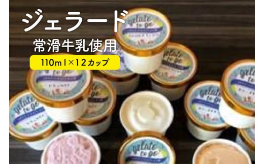 ジェラード　常滑牛乳使用　　１１０ｍｌ×１２カップ 966995 - 愛知県常滑市