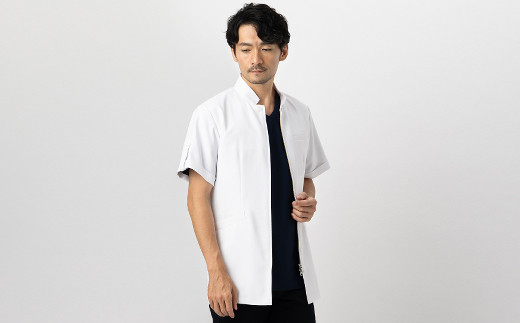レピウスの白衣 【メンズ】 スタンドカラーZIP ショートジャケット