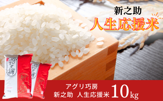 新之助人生応援米10kg（5kg×2） 令和6年産 新之助 白米 【024S033】 1094804 - 新潟県三条市