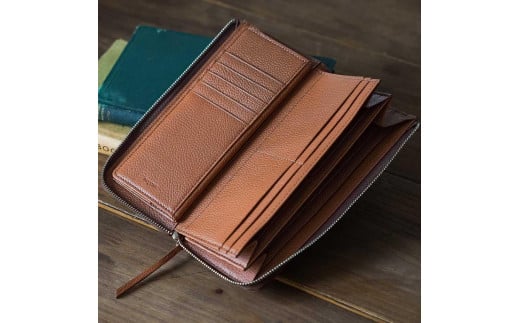 【長財布】Zip long wallet　カラー：Red Brown 1089876 - 栃木県栃木市