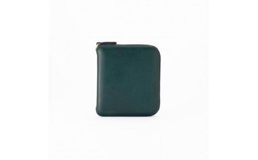 colm二つ折り財布　ブルー　立体成型で作った本革製財布 1091107 - 富山県富山市