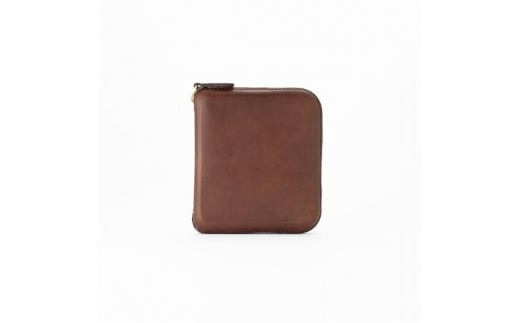 colm二つ折り財布　ブラウン　立体成型で作った本革製財布 1091105 - 富山県富山市