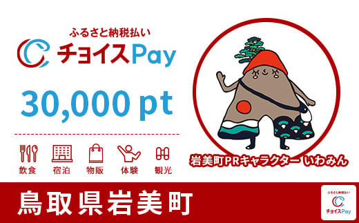 岩美町チョイスPay 30,000pt（1pt＝1円）