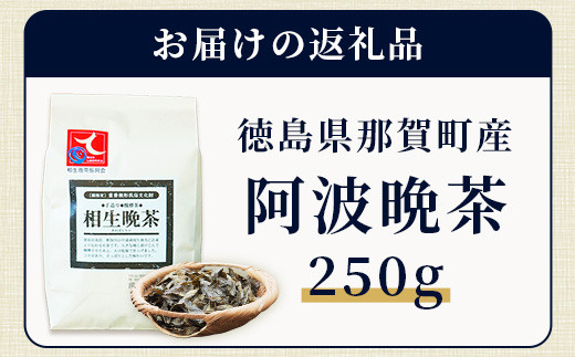 【生産者直送】湯浅茶園 阿波晩茶 250g 乳酸発酵 発酵茶 健康茶 お茶 相生晩茶 徳島県 那賀町 茶葉 リーフ リーフティ YT-1