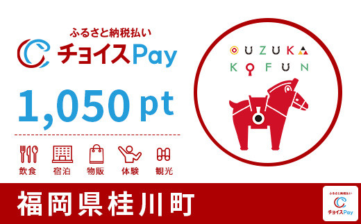 桂川町チョイスPay 1,050pt（1pt＝1円）