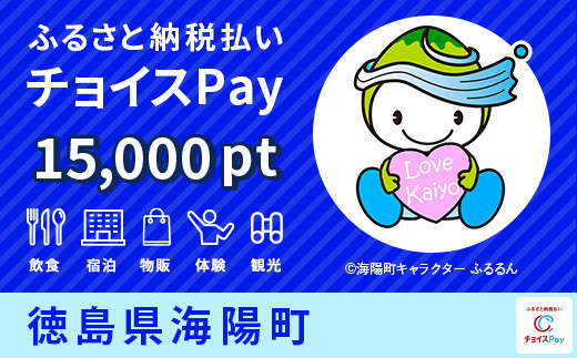 海陽町チョイスPay15,000pt（1pt＝1円）